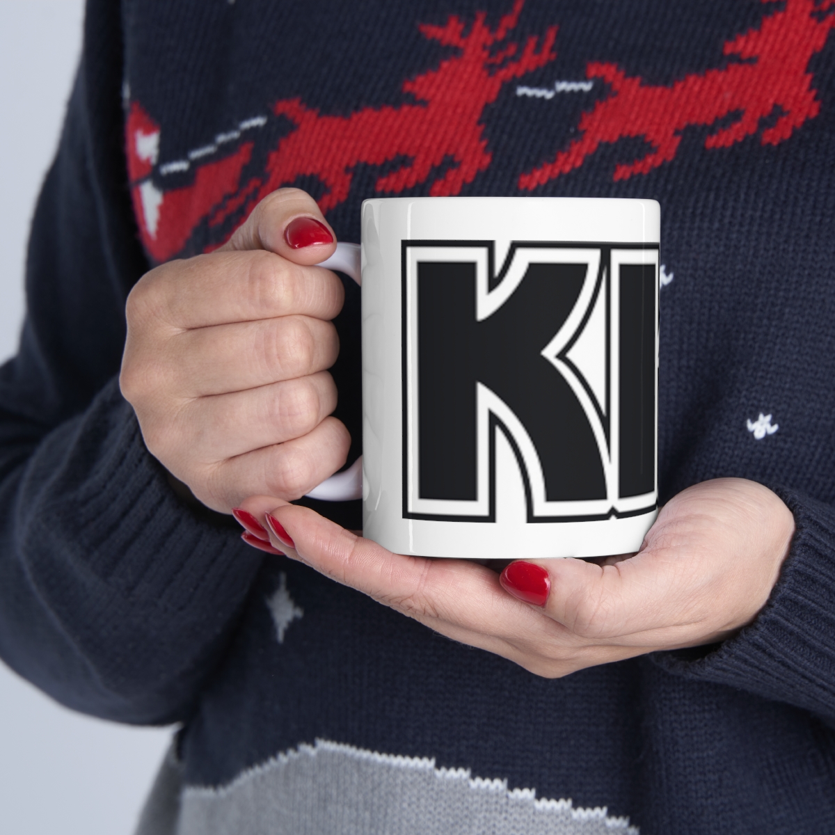 KISS Printed on a Large Ceramic Mug 11oz - Image 11