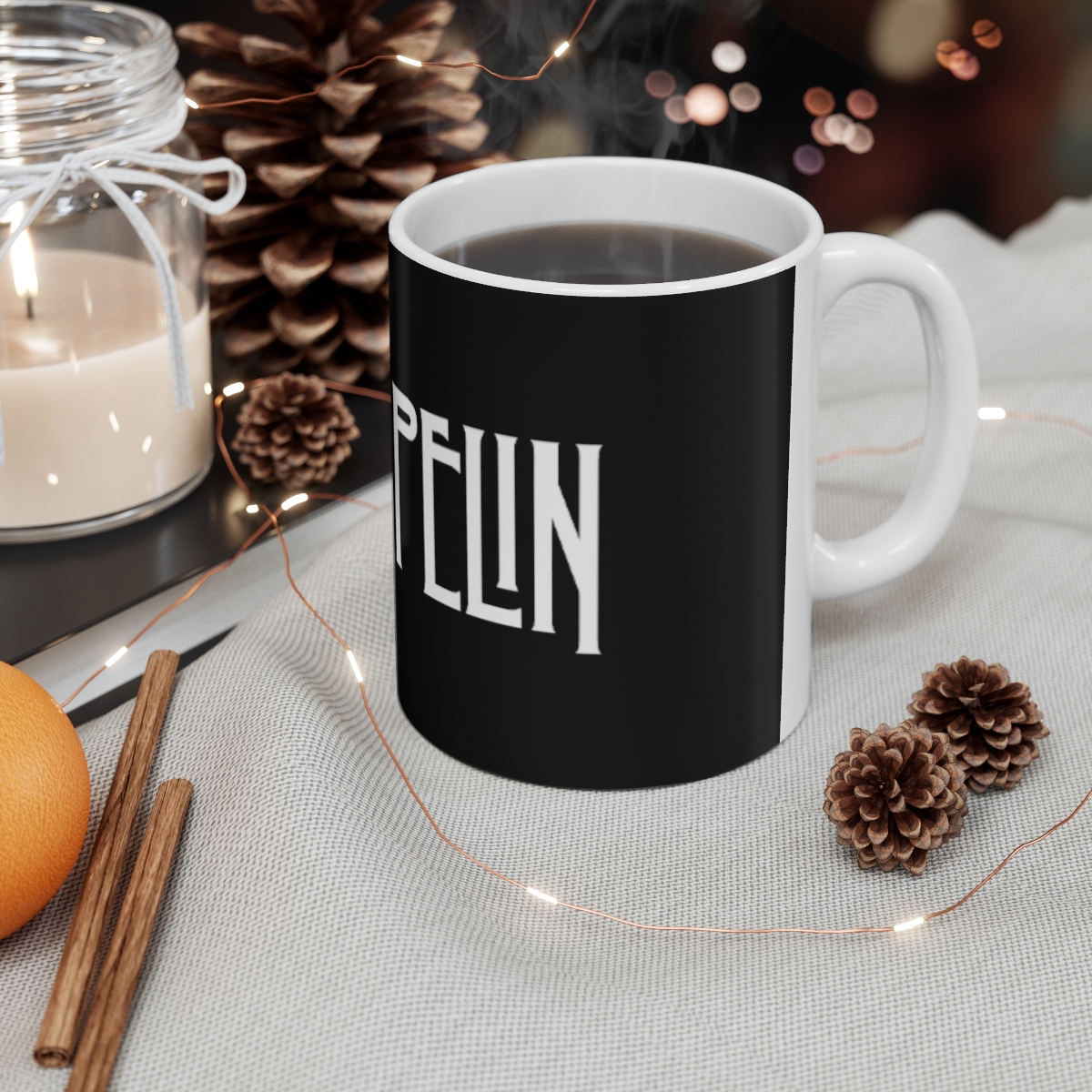 Led Zeppelin Printed on a Large Ceramic Mug 11oz - Image 4