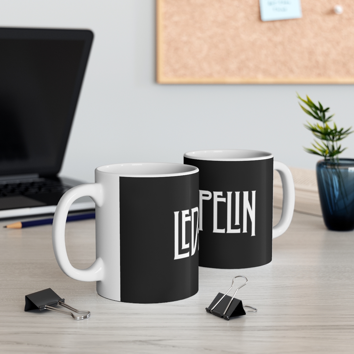 Led Zeppelin Printed on a Large Ceramic Mug 11oz - Image 5
