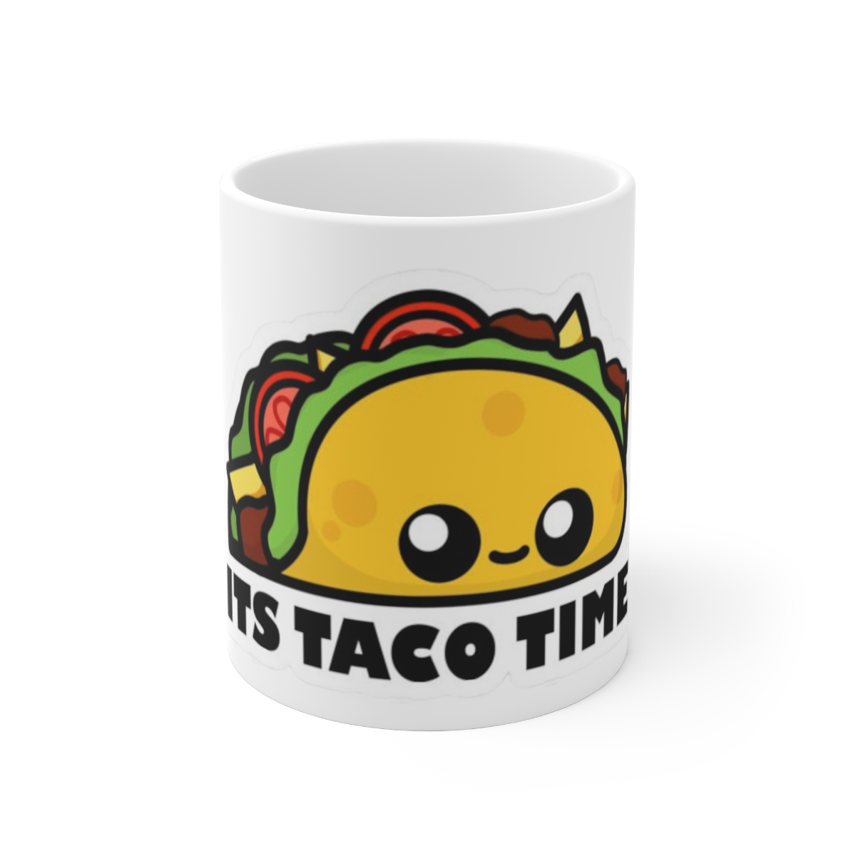 Taco Time on Large Ceramic Mug 11oz