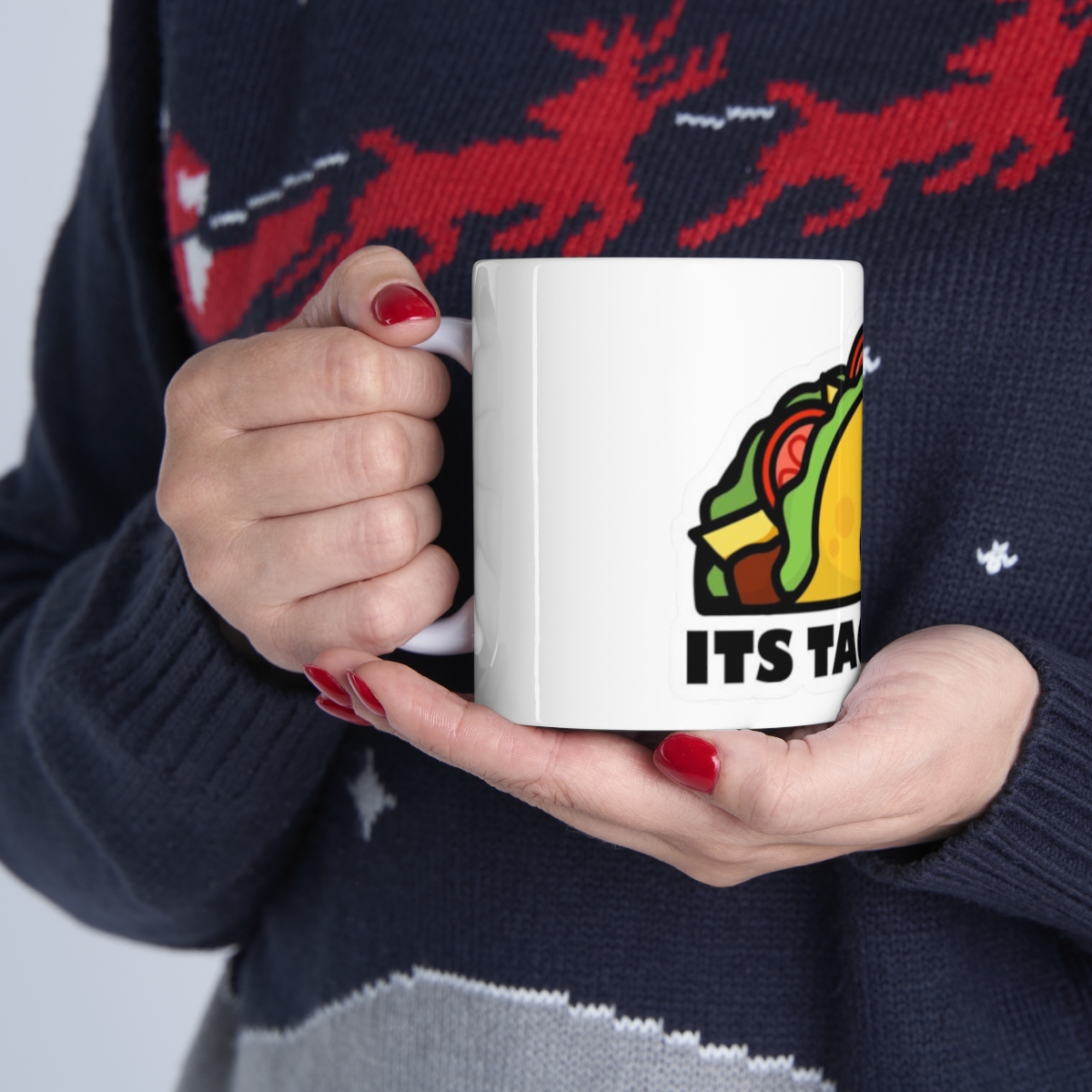 Taco Time on Large Ceramic Mug 11oz - Image 11