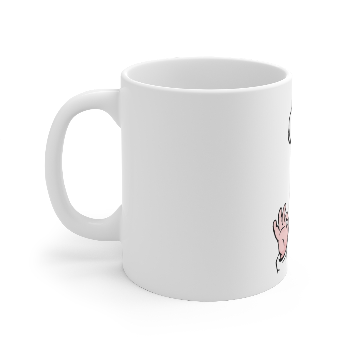 Chef Cartoon Delicious Printed on a Large Ceramic Mug 11oz - Image 2