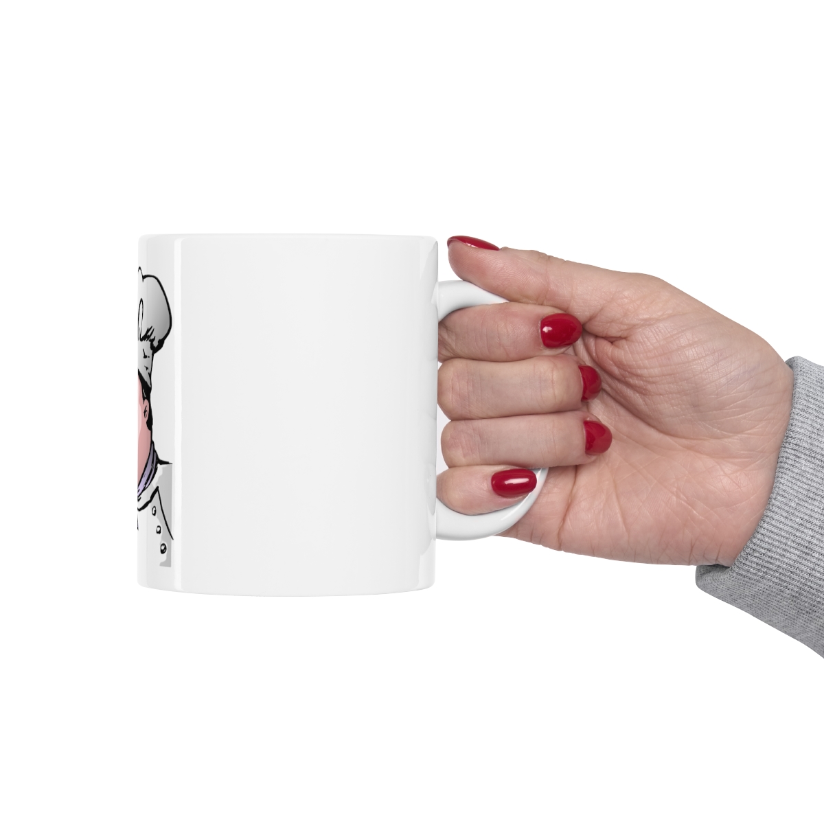 Chef Cartoon Delicious Printed on a Large Ceramic Mug 11oz - Image 12