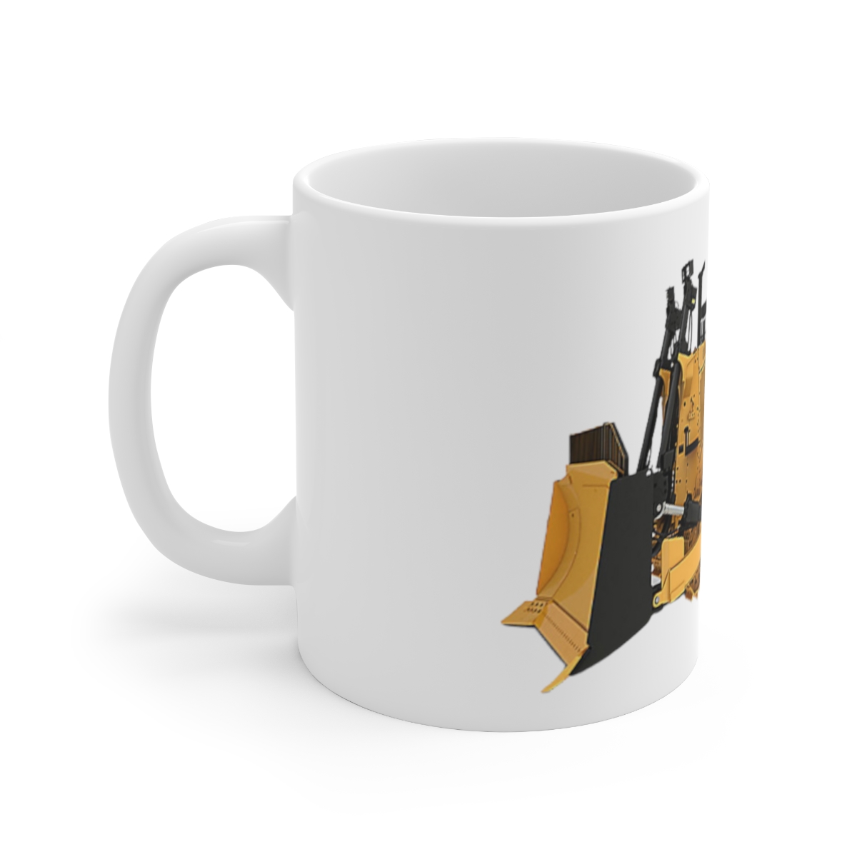 CAT D9 Printed on a Large Ceramic Mug 11oz - Image 2
