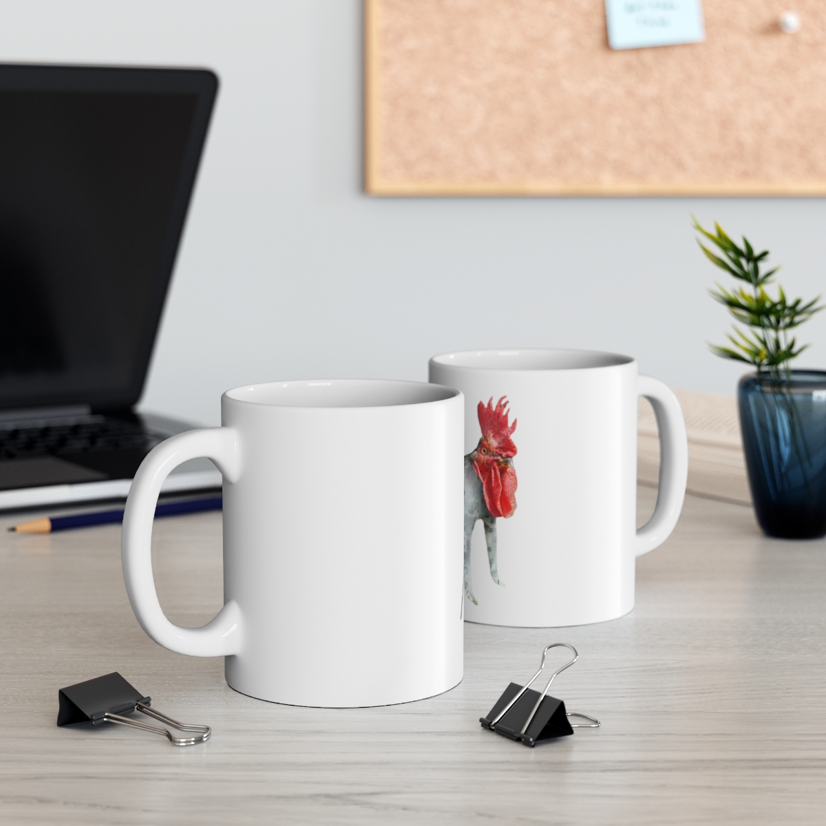 Dog Cock Hybrid Printed on a Large Ceramic Mug 11oz - Image 5