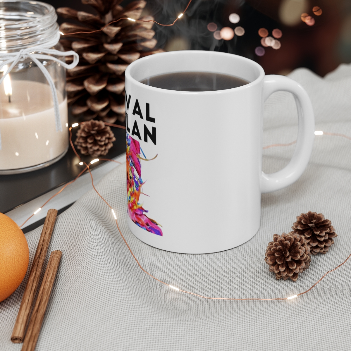 Carnaval Mazatlán Printed on a Large Ceramic Mug 11oz - Image 4
