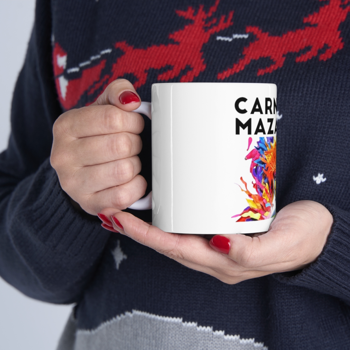 Carnaval Mazatlán Printed on a Large Ceramic Mug 11oz - Image 11