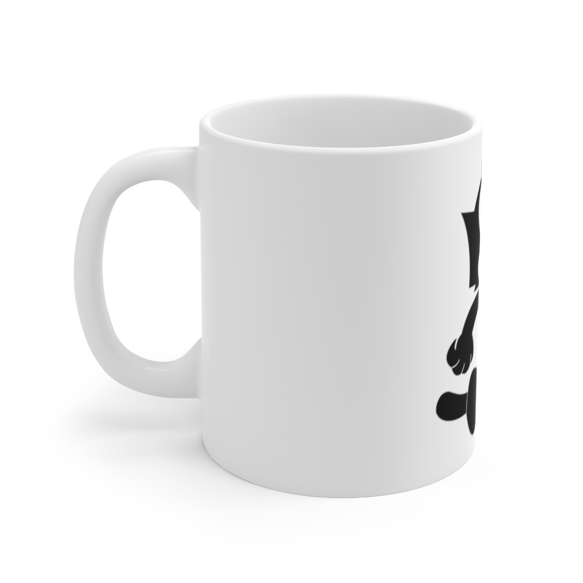 Felix The Cat Printed on a Large Ceramic Mug 11oz - Image 2