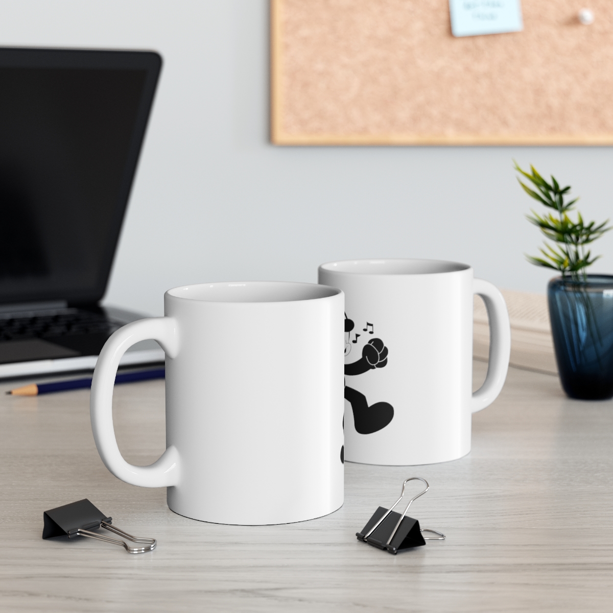 Felix The Cat Printed on a Large Ceramic Mug 11oz - Image 5