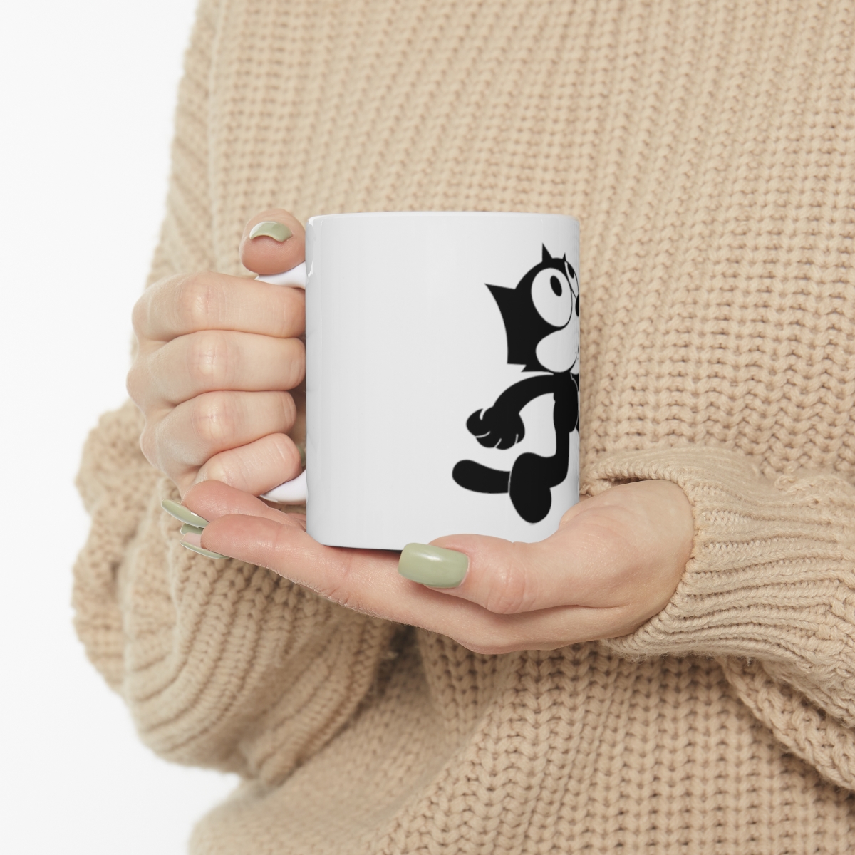 Felix The Cat Printed on a Large Ceramic Mug 11oz - Image 10