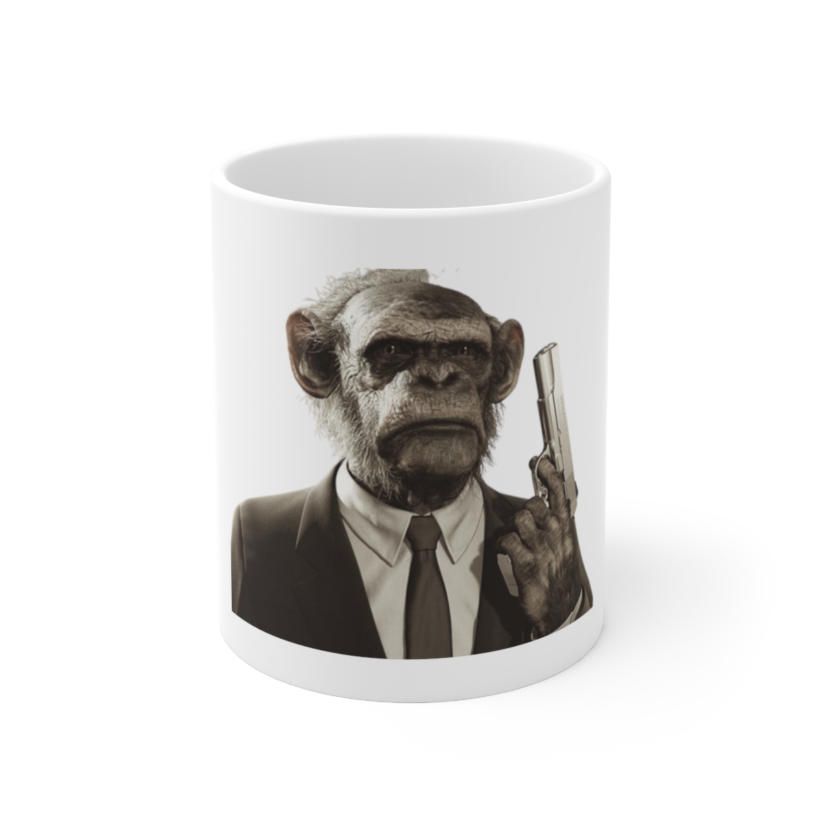 Go Ahead, Make My Day - Printed on a Large Ceramic Mug 11oz