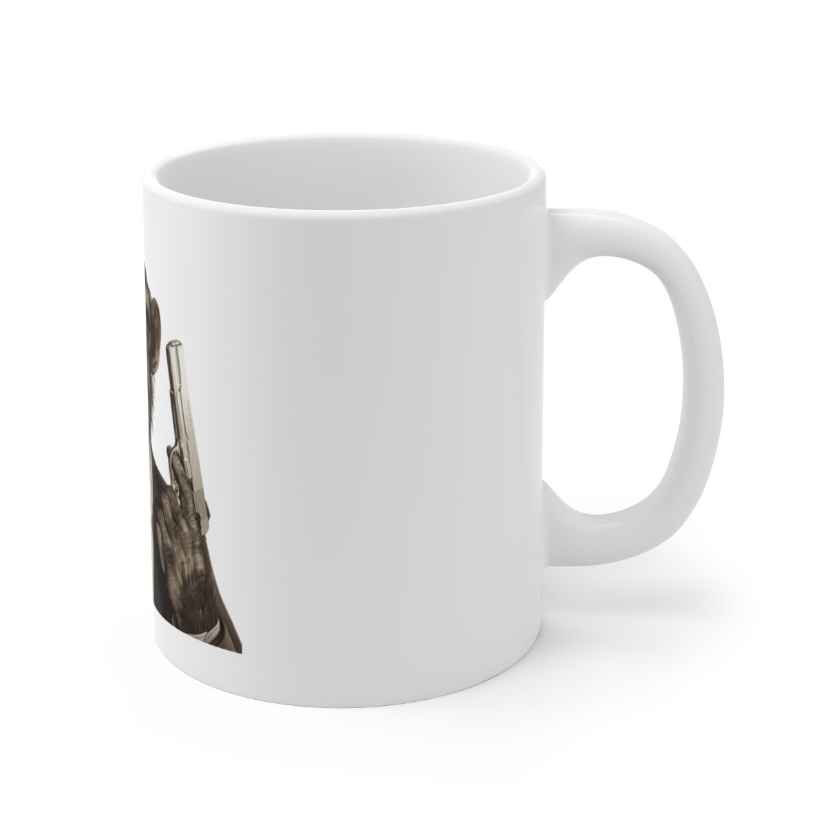Go Ahead, Make My Day - Printed on a Large Ceramic Mug 11oz - Image 3