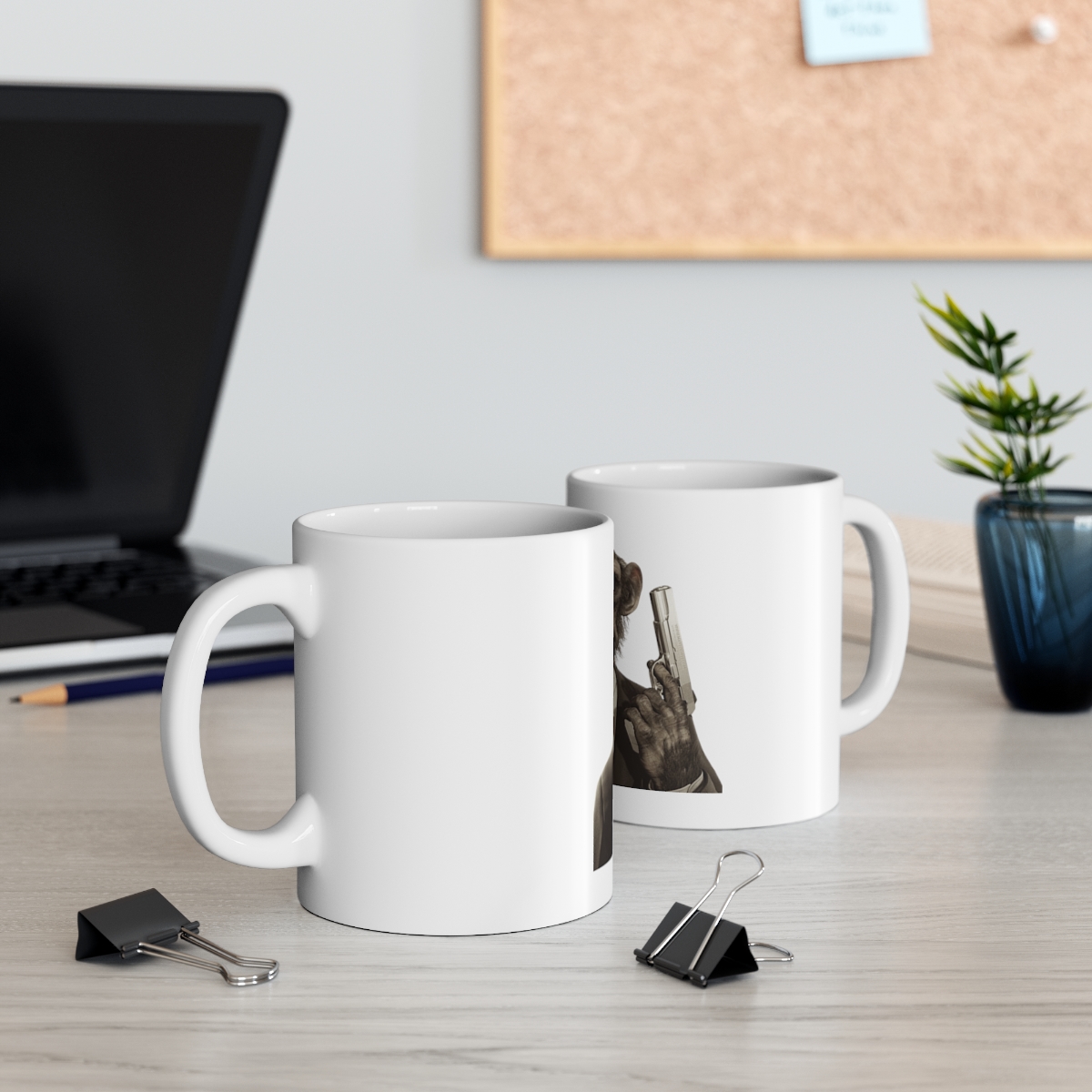 Go Ahead, Make My Day - Printed on a Large Ceramic Mug 11oz - Image 5