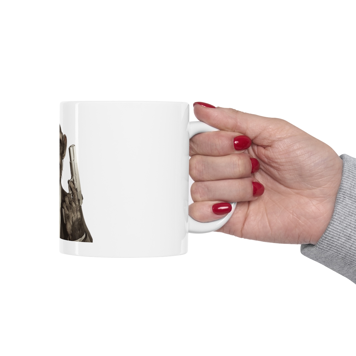 Go Ahead, Make My Day - Printed on a Large Ceramic Mug 11oz - Image 12