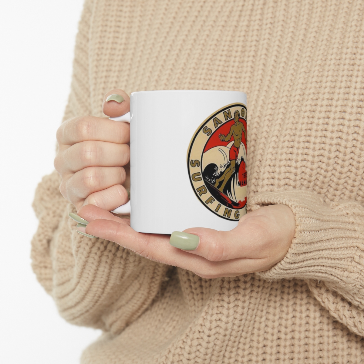 San Onofre Surfing Club Ceramic Mug 11oz - Image 10