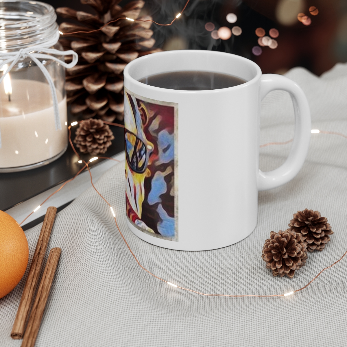 Sunglasses Ceramic Mug 11oz - Image 4