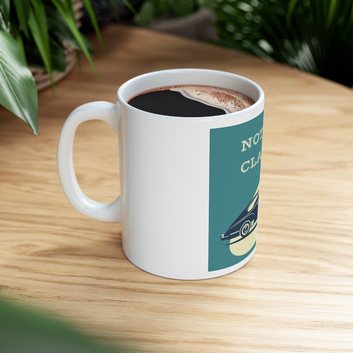 NOT OLD. CLASSIC. Printed on a large Ceramic Mug 11oz - Image 8