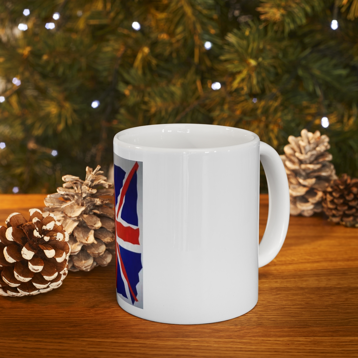 Union Jack on Large Ceramic Mug 11oz - Image 9
