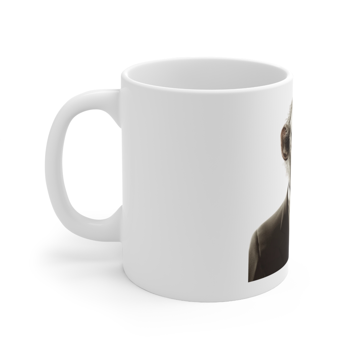 Monkey Cop - Make My Day Ceramic Mug 11oz - Image 2