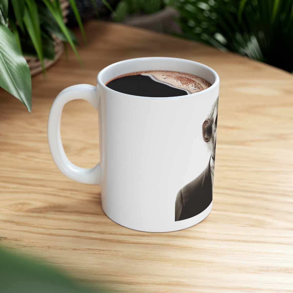 Monkey Cop - Make My Day Ceramic Mug 11oz - Image 8