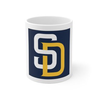 Padres San Diego Logo Ceramic Mug 11oz