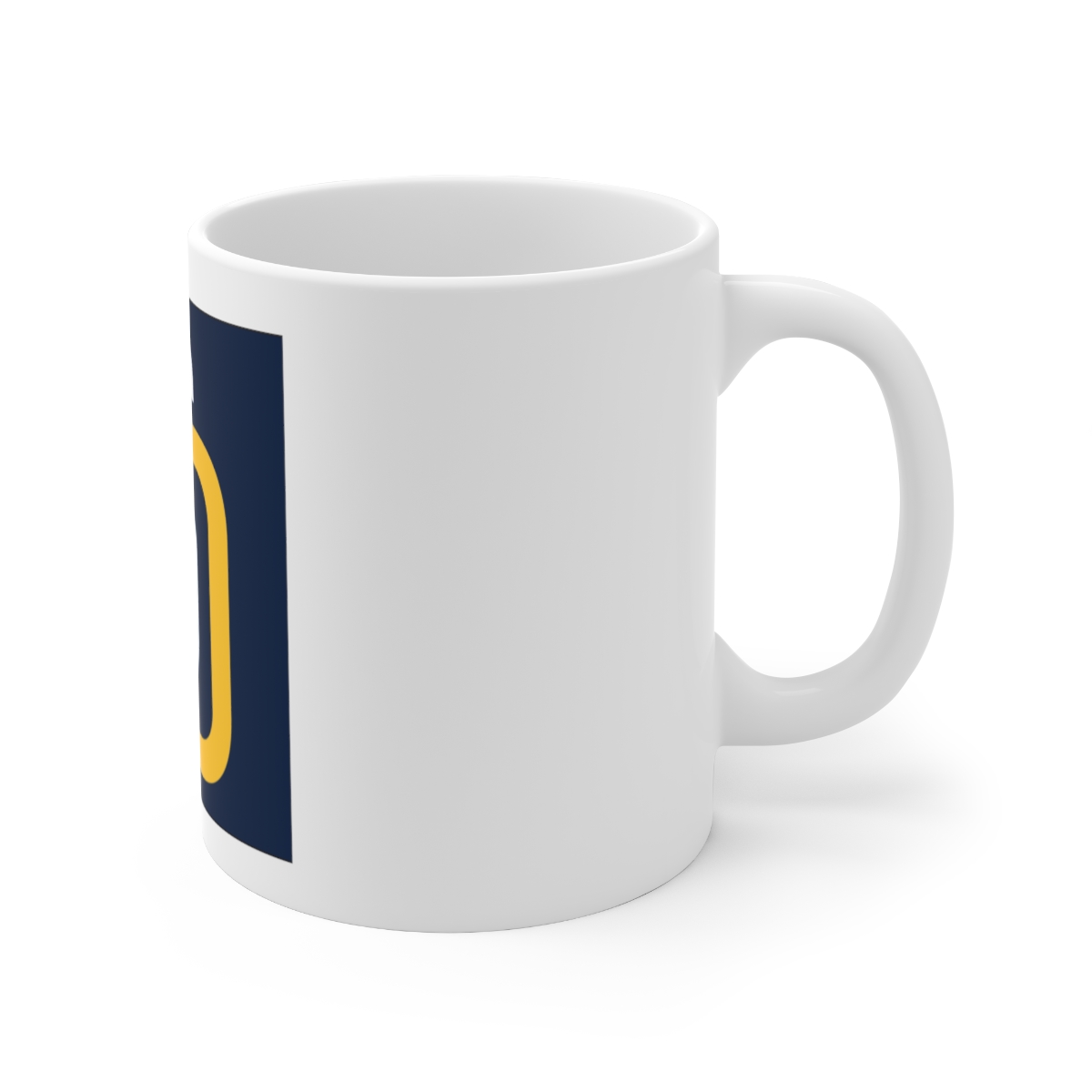 Padres San Diego Logo Ceramic Mug 11oz - Image 3