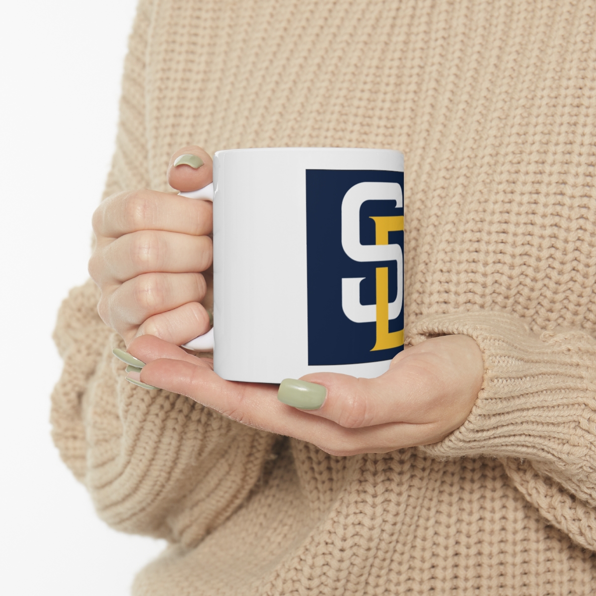 Padres San Diego Logo Ceramic Mug 11oz - Image 10