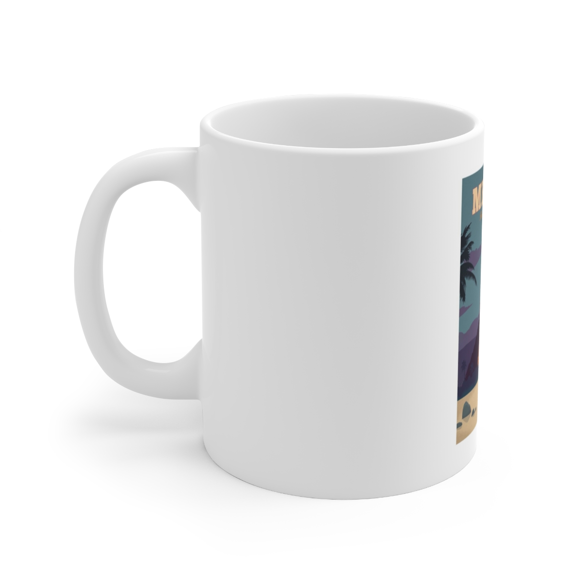 Mexico on Large Ceramic Mug 11oz - Image 2