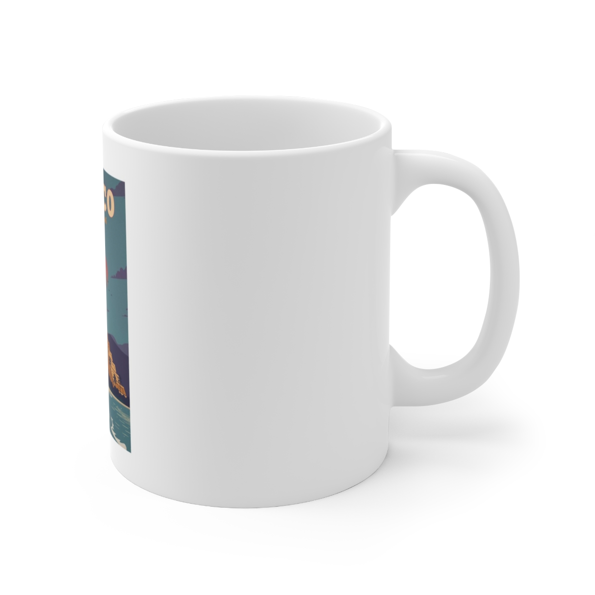 Mexico on Large Ceramic Mug 11oz - Image 3