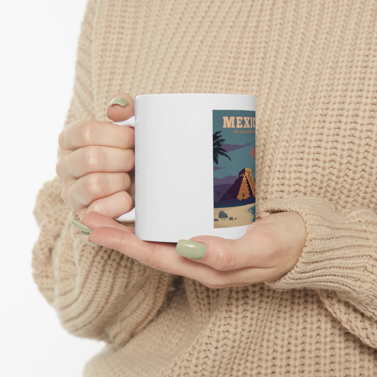 Mexico on Large Ceramic Mug 11oz - Image 10
