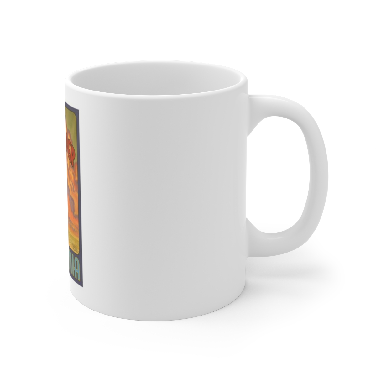 Surfrider on Large Ceramic Mug 11oz - Image 3