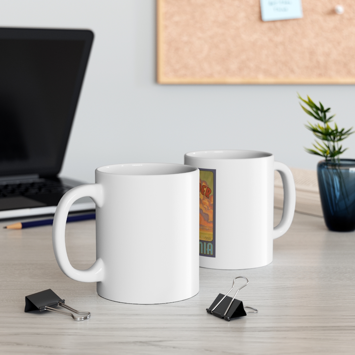 Surfrider on Large Ceramic Mug 11oz - Image 5