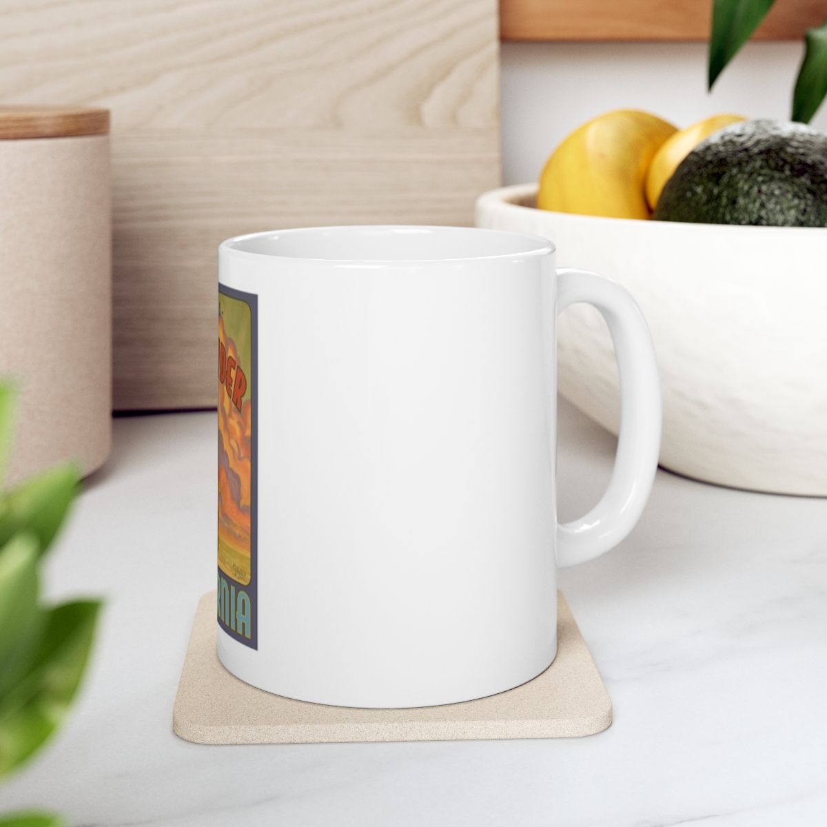 Surfrider on Large Ceramic Mug 11oz - Image 7
