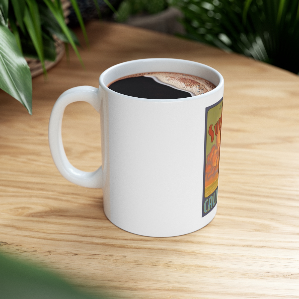Surfrider on Large Ceramic Mug 11oz - Image 8