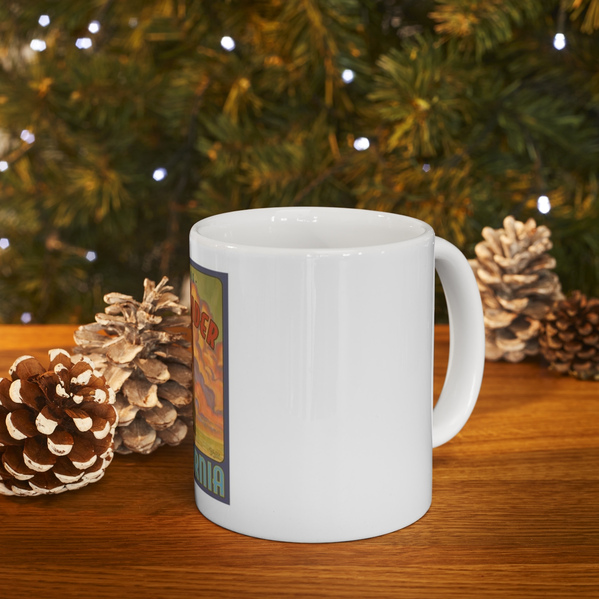 Surfrider on Large Ceramic Mug 11oz - Image 9