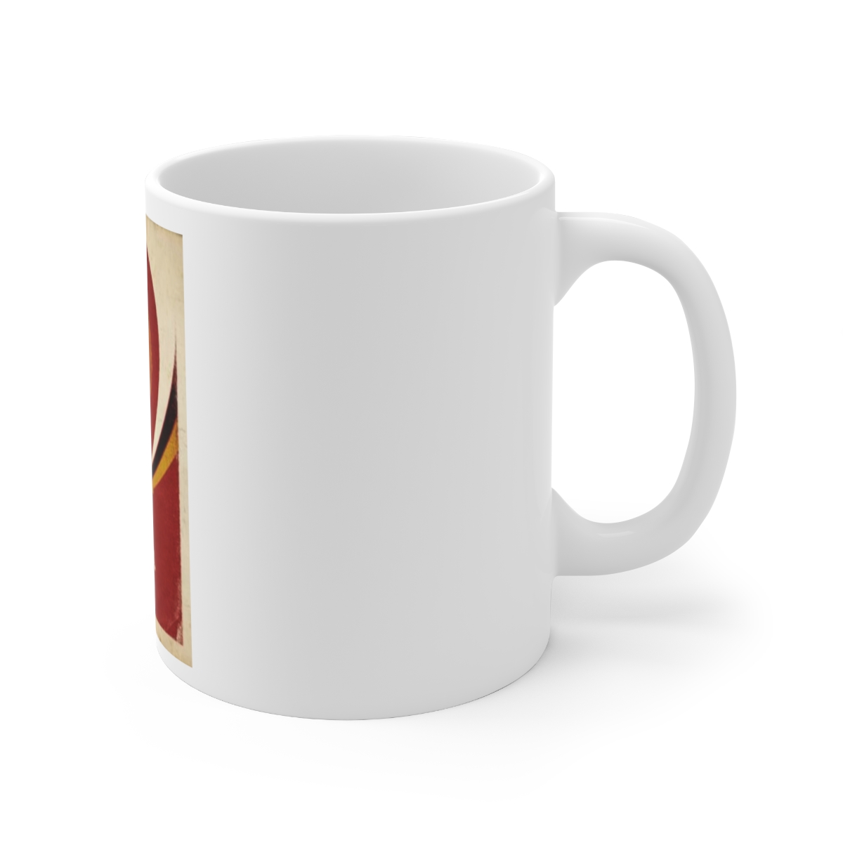 California Surfer on Large Ceramic Mug 11oz - Image 3