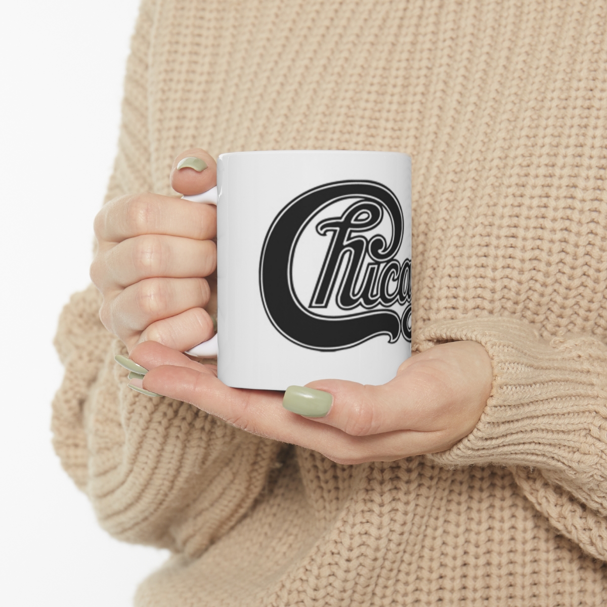 Chicago on Large Ceramic Mug 11oz - Image 10