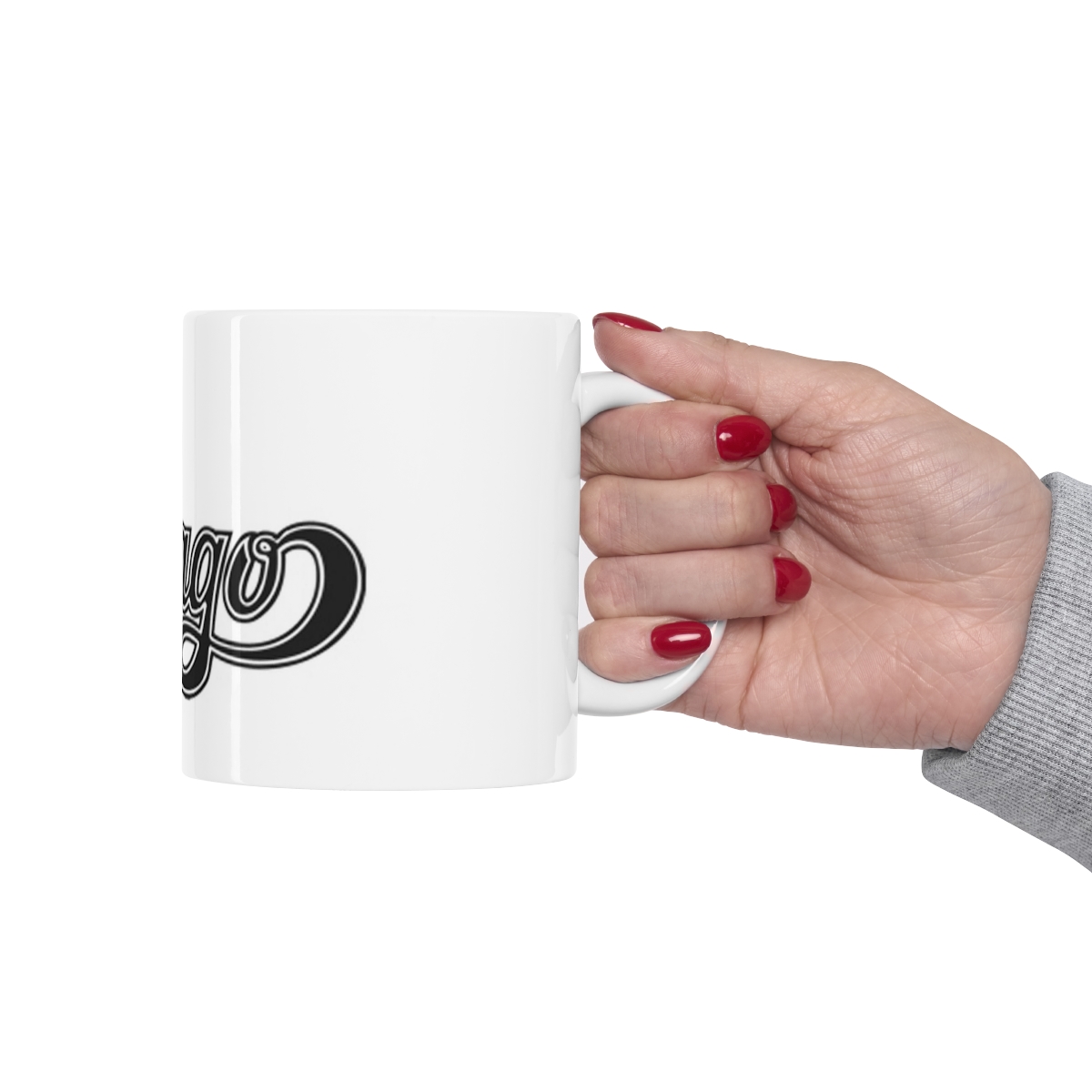Chicago on Large Ceramic Mug 11oz - Image 12