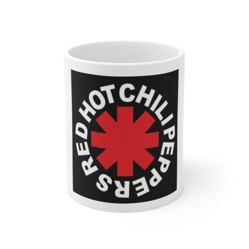 Red Hot Chili Peppers on Large Ceramic Mug 11oz