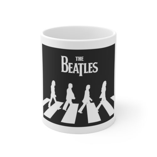 Beatles Abbey Road Printed on a Large Ceramic Mug 11oz