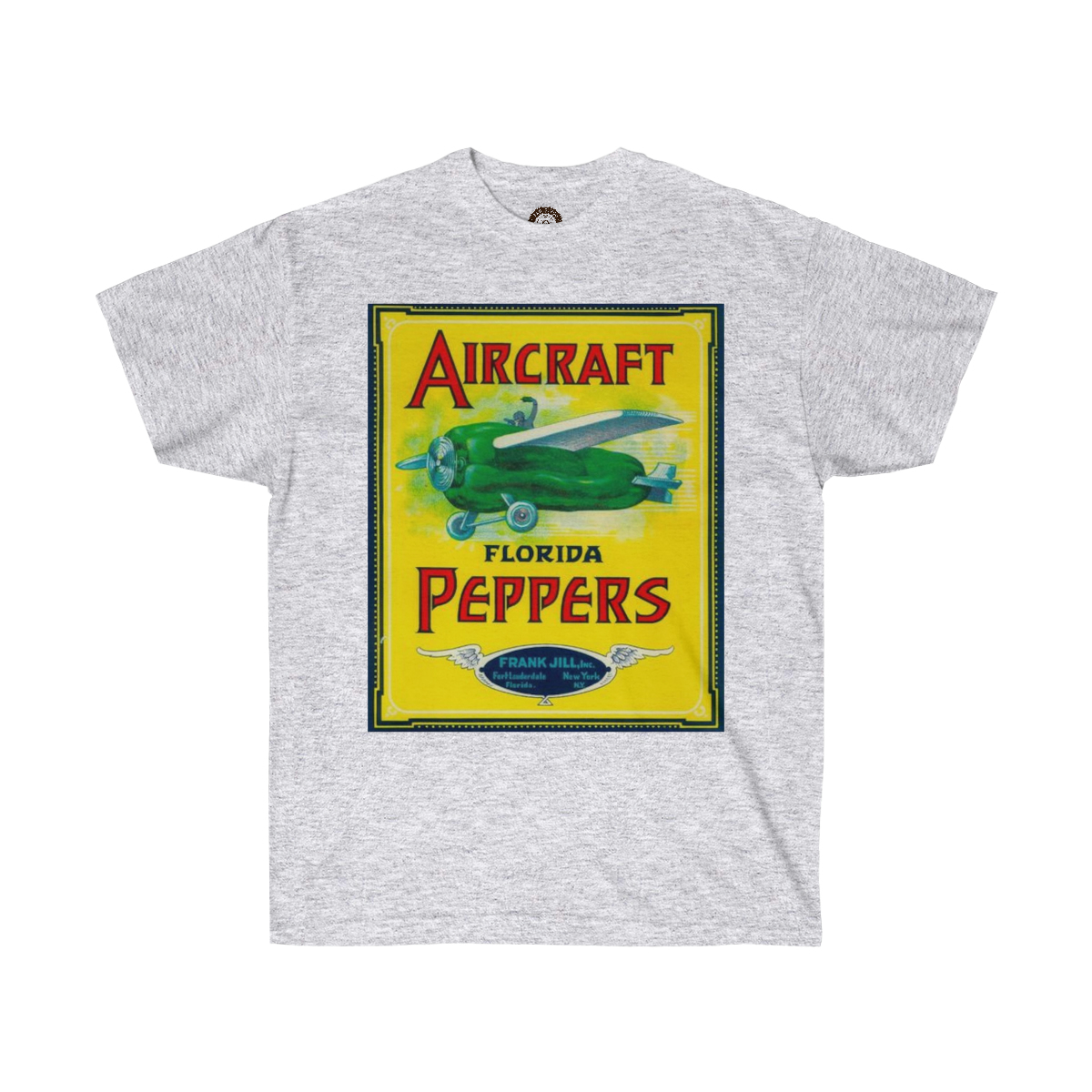 Aircraft Brand Florida Peppers Printed on a Unisex Ultra Cotton Tee