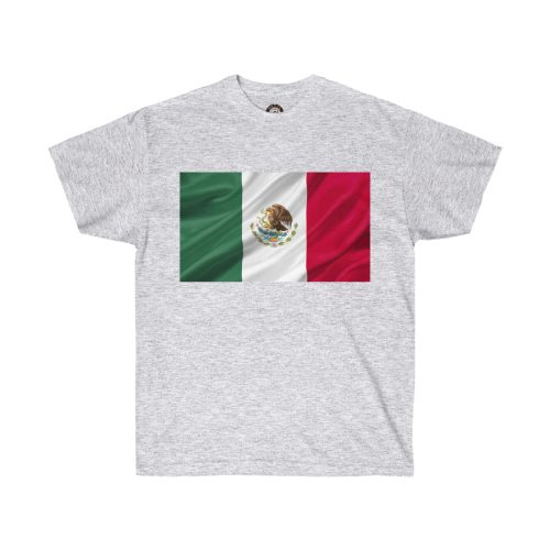 Mexican Flag Printed on a Unisex Ultra Cotton Tee