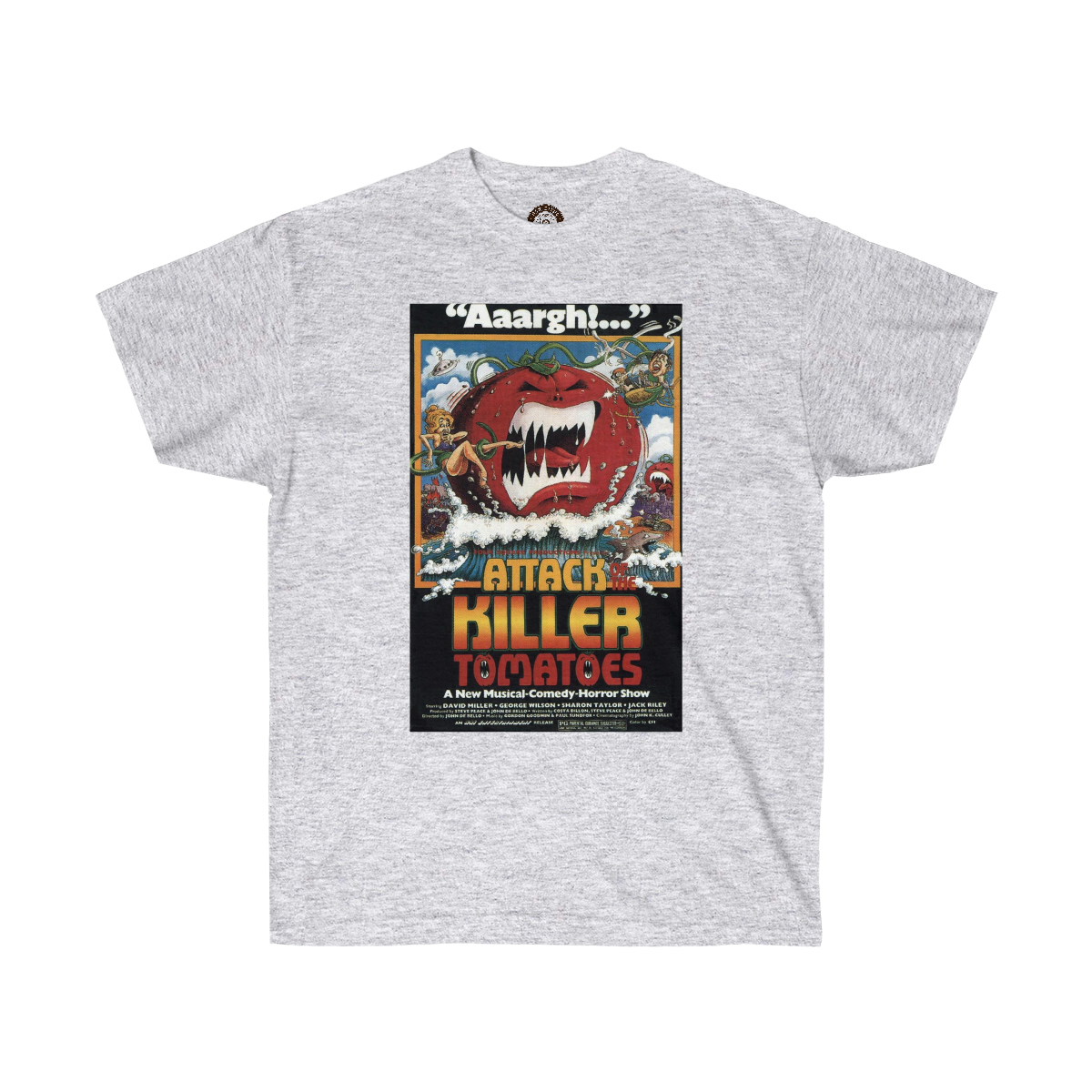 Attack of the Killer Tomatoes Vintage Movie Poster Printed on a Unisex Ultra Cotton Tee - Image 5