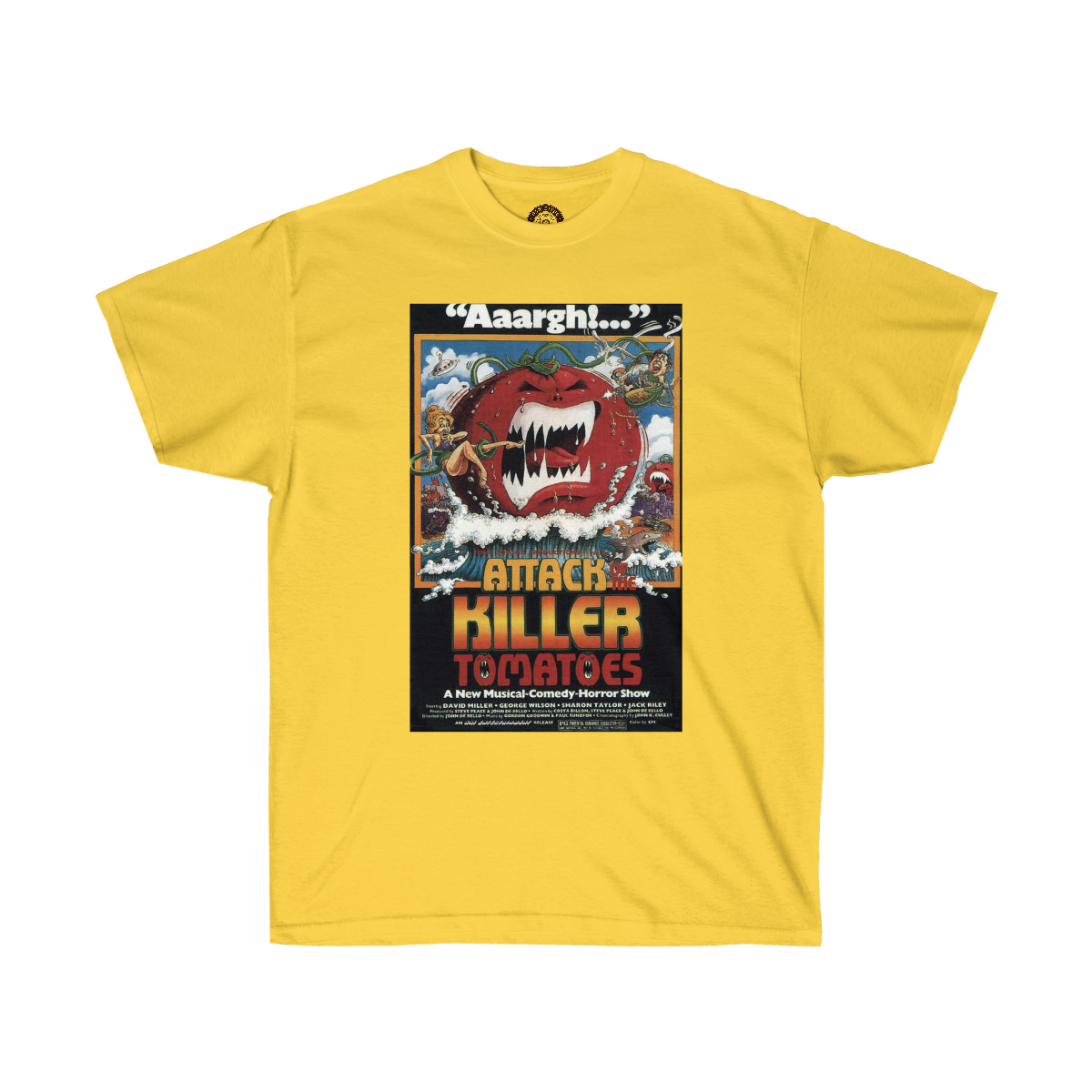 Attack of the Killer Tomatoes Vintage Movie Poster Printed on a Unisex Ultra Cotton Tee - Image 11