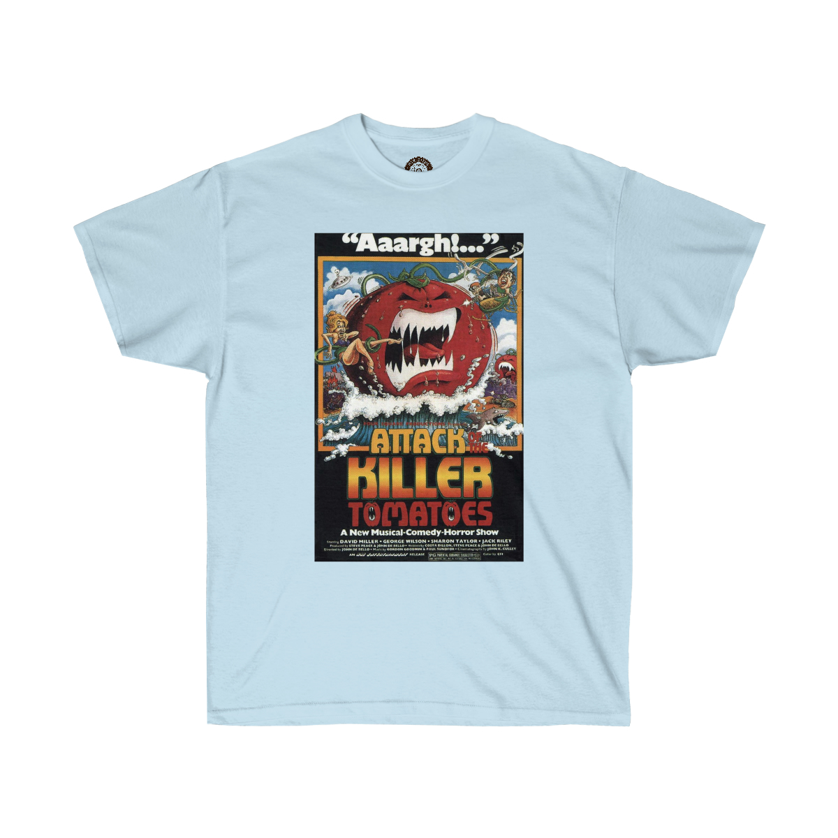 Attack of the Killer Tomatoes Vintage Movie Poster Printed on a Unisex Ultra Cotton Tee - Image 13