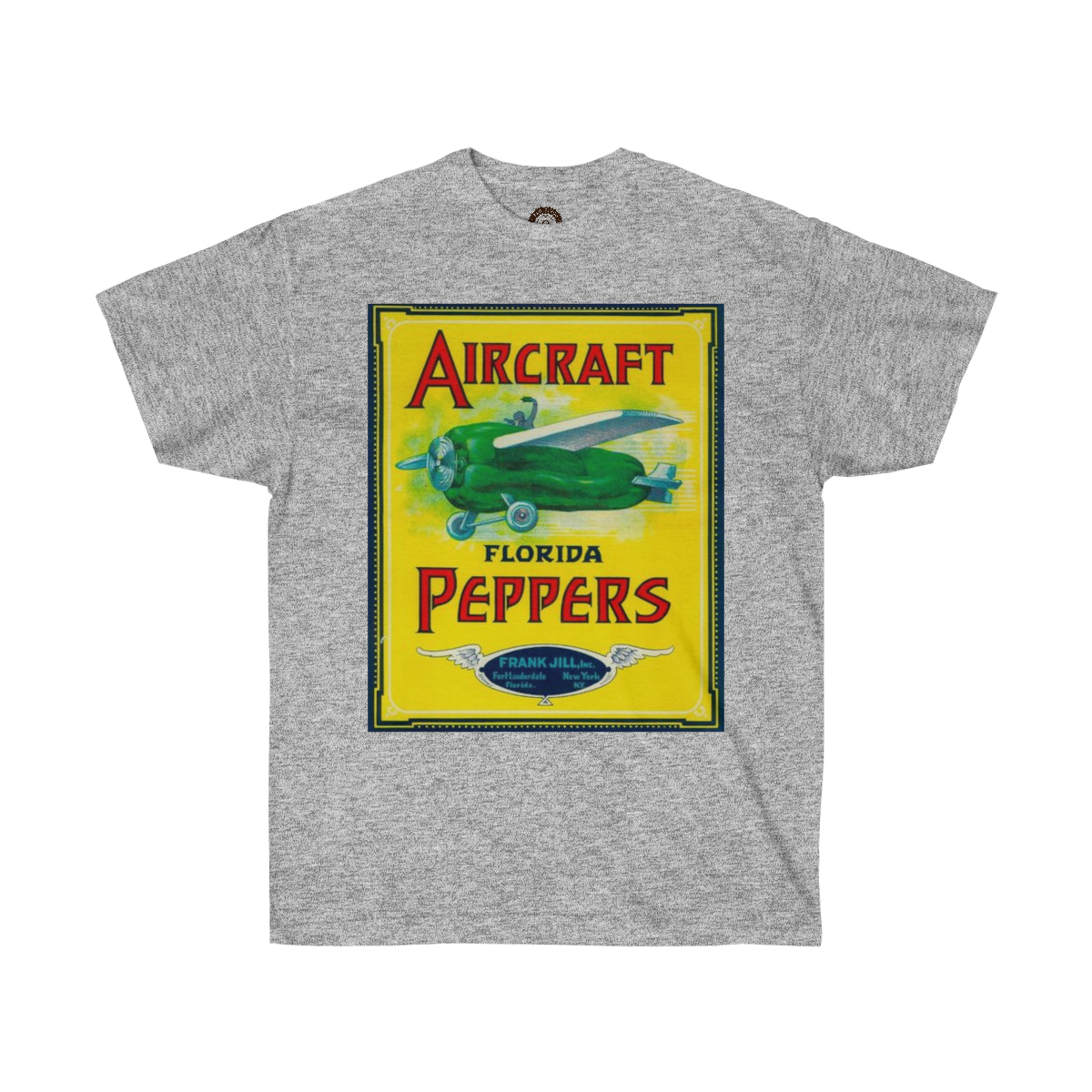 Aircraft Brand Florida Peppers Printed on a Unisex Ultra Cotton Tee - Image 7