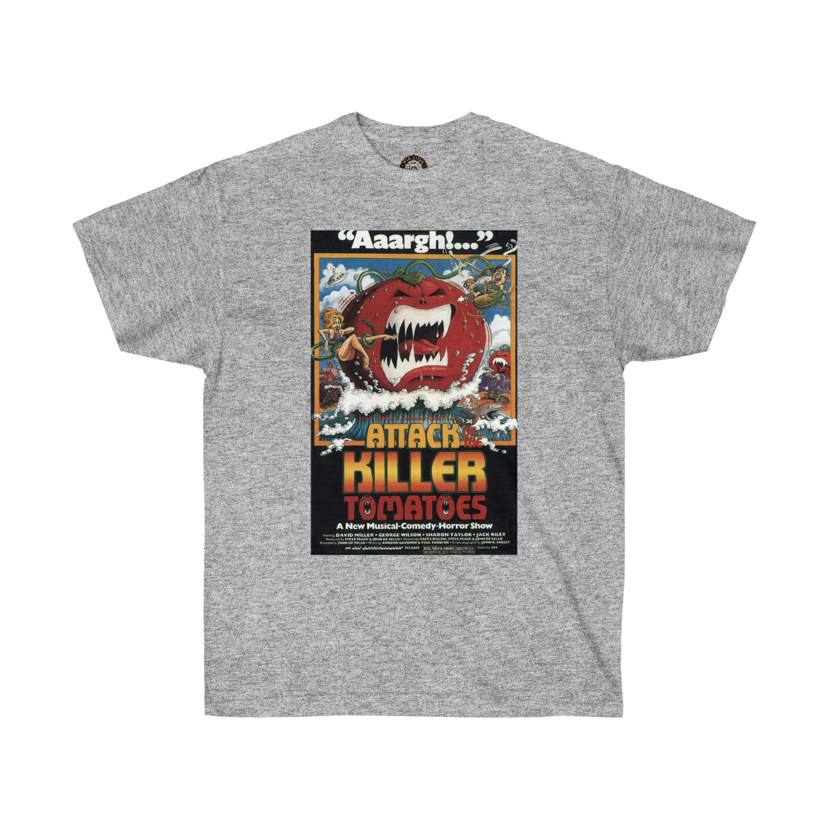 Attack of the Killer Tomatoes Vintage Movie Poster Printed on a Unisex Ultra Cotton Tee - Image 9