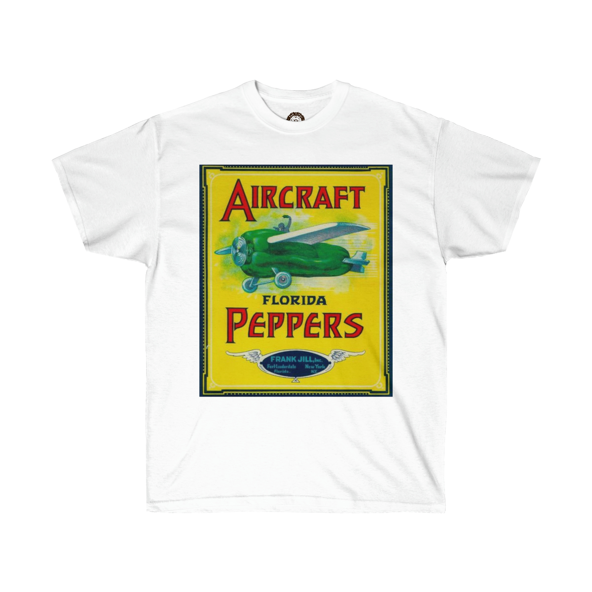 Aircraft Brand Florida Peppers Printed on a Unisex Ultra Cotton Tee - Image 3