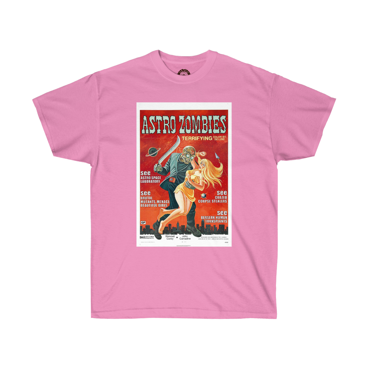 Astro Zombies Vintage Movie Poster Printed on a Unisex Ultra Cotton Tee - Image 15