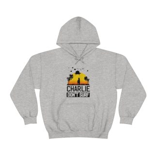 Charlie Don't Surf Printed on a Unisex Heavy Blend™ Hooded Sweatshirt